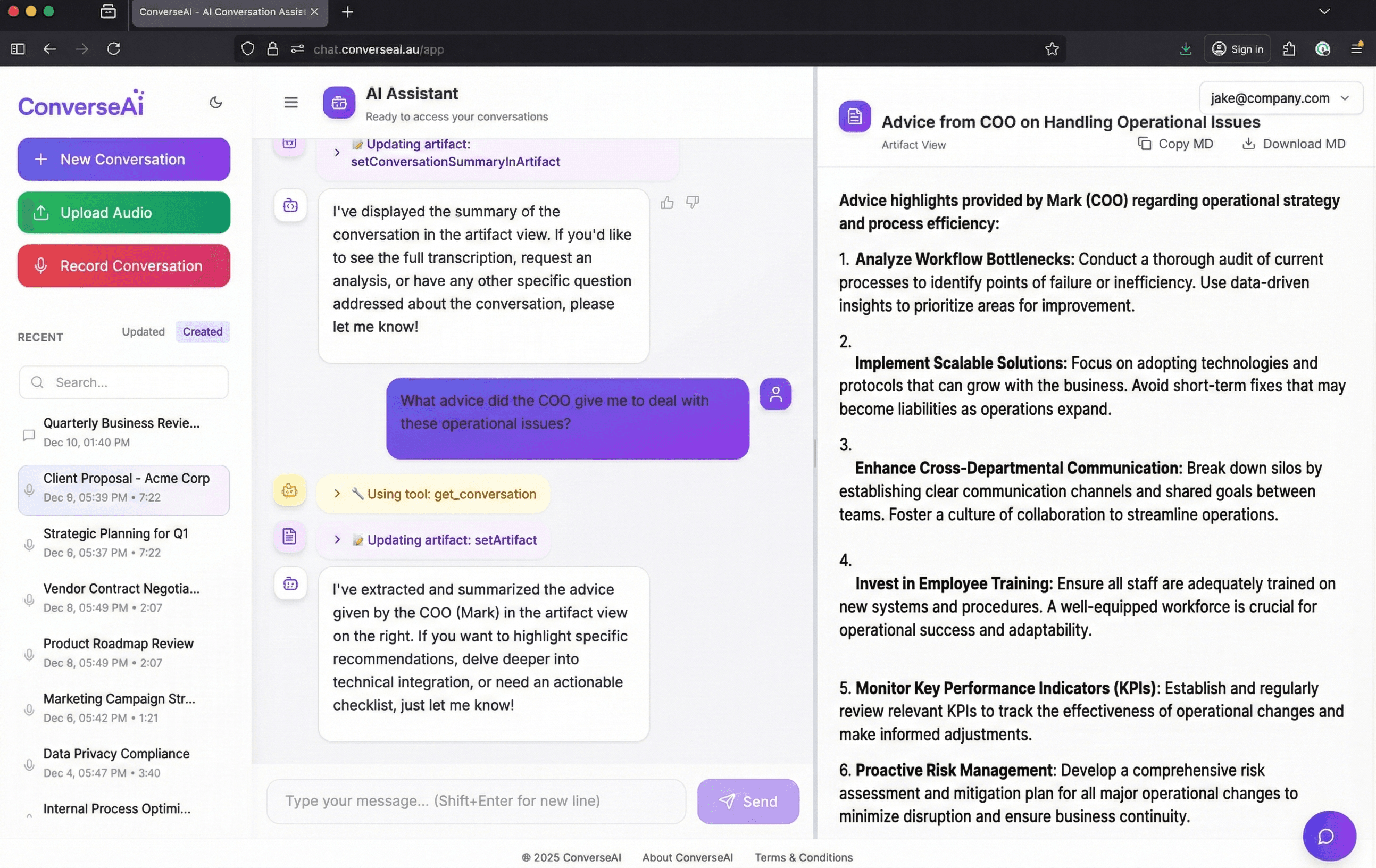Analyze Any Conversation